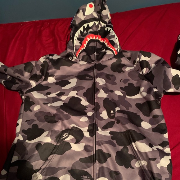 BAPE Color Camo Shark Full Zip Hoodie